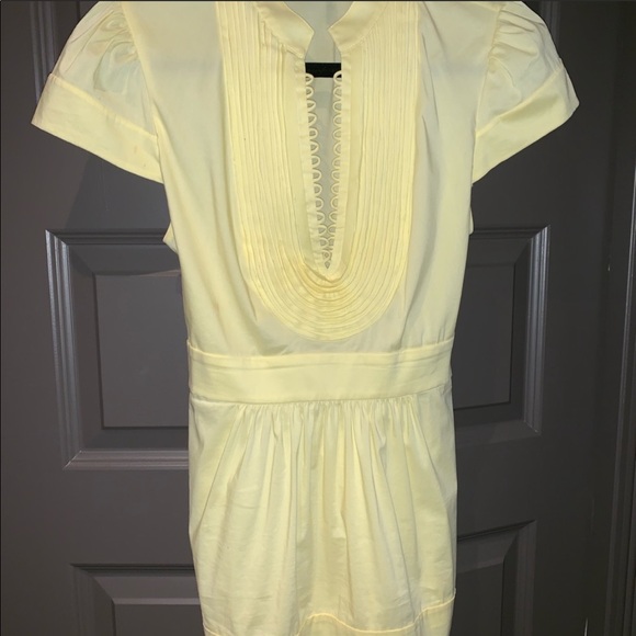 *2 for $25* BCBGMaxAzria yellow blouse - Picture 1 of 7